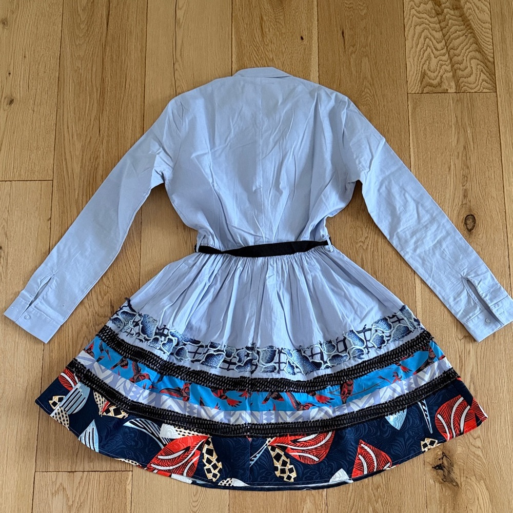 Maje Blue and Multicolor Dress - Picture 5 of 6